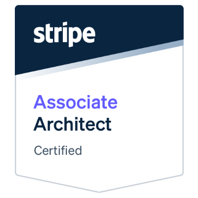 Stripe Professional Architect certification badge